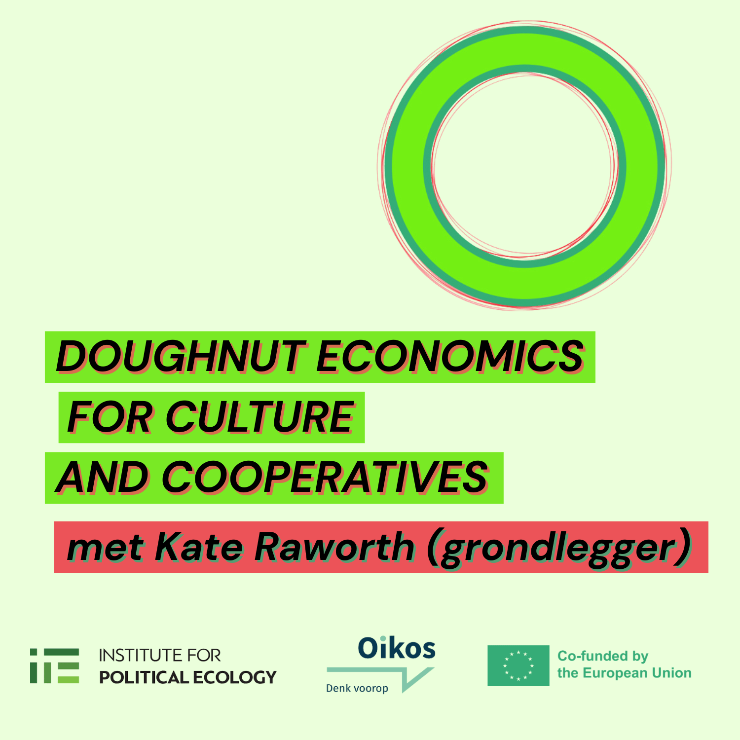 Lees meer over het artikel Donuteconomie – lezing van Kate Raworth