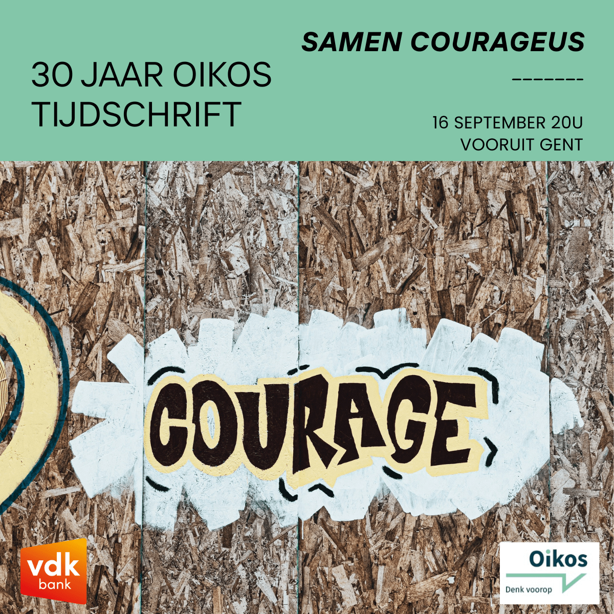 Lees meer over het artikel Oikos Tijdschrift 30 jaar: Samen Courageus