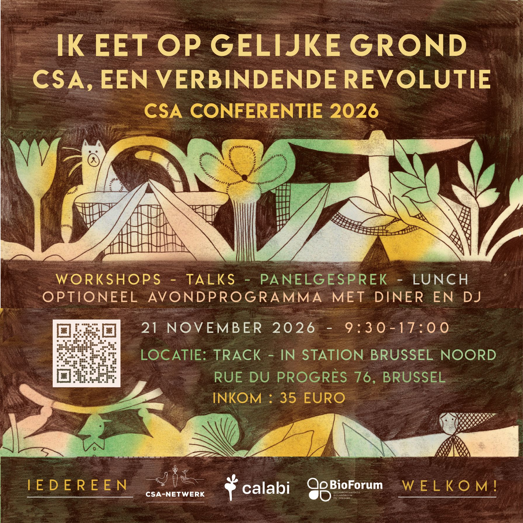Lees meer over het artikel CSA CONFERENTIE – Ik eet op gelijke grond